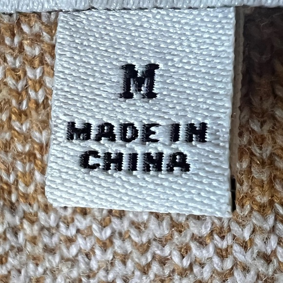 Madewell Mustard and White Checkered Tank Top. Sz/M - Picture 3 of 10